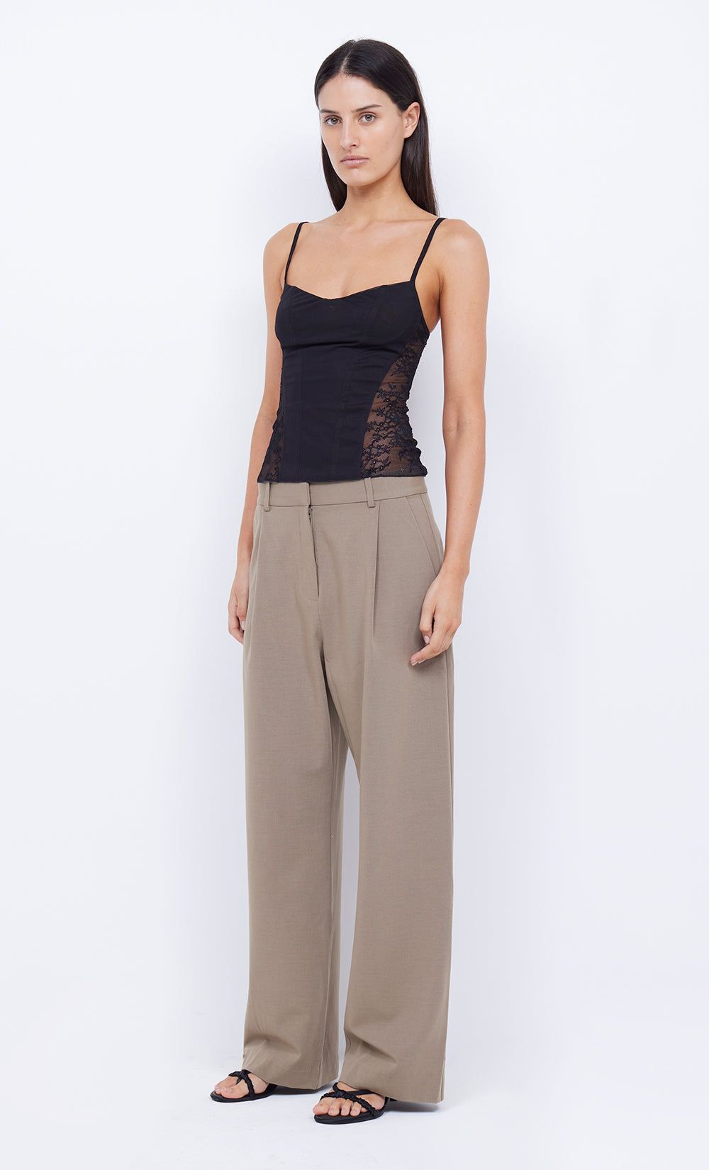 EZRA WIDE LEG PANT - SAGE sold by bec + bridge