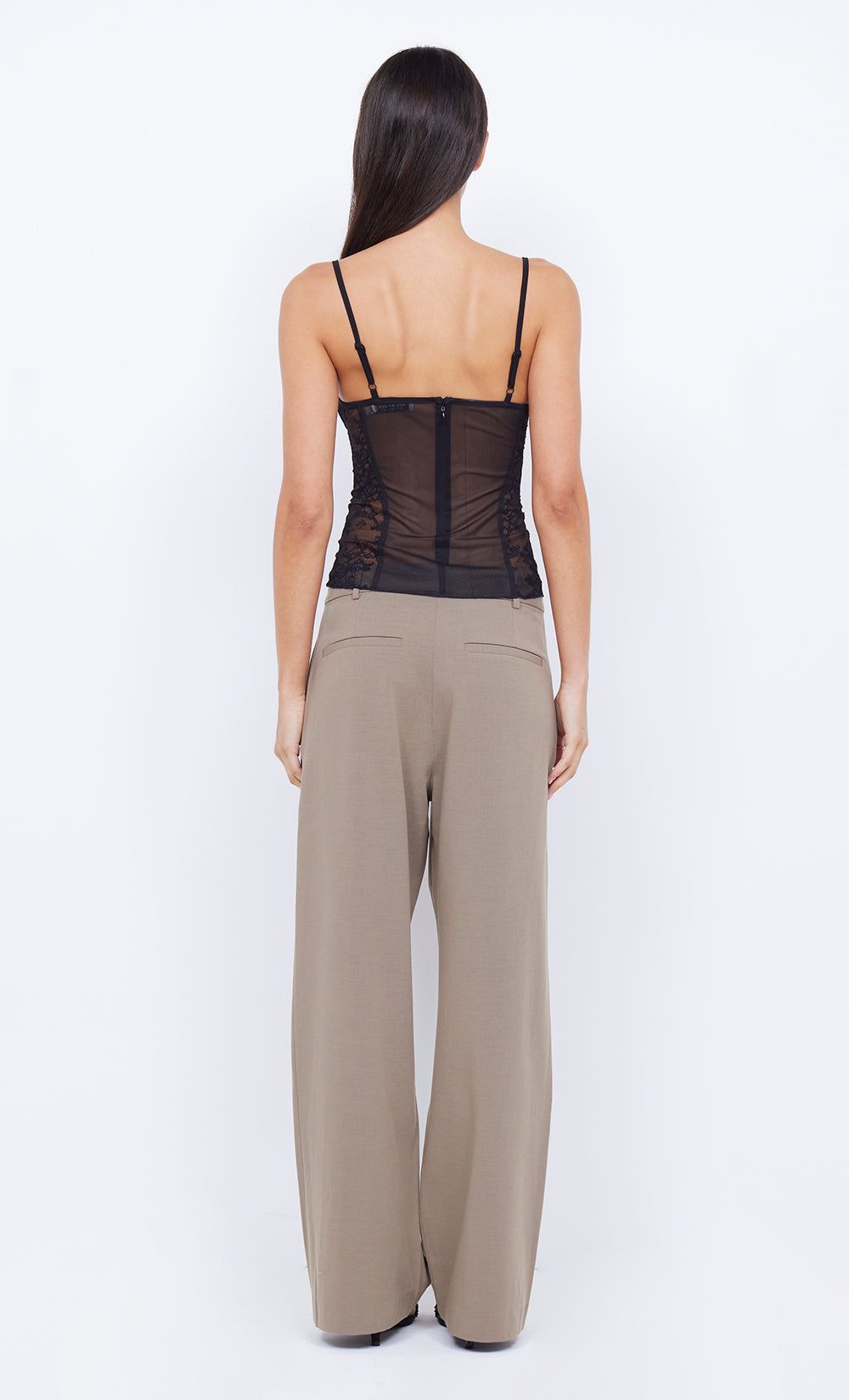 EZRA WIDE LEG PANT - SAGE sold by bec + bridge product image thumbnail 4