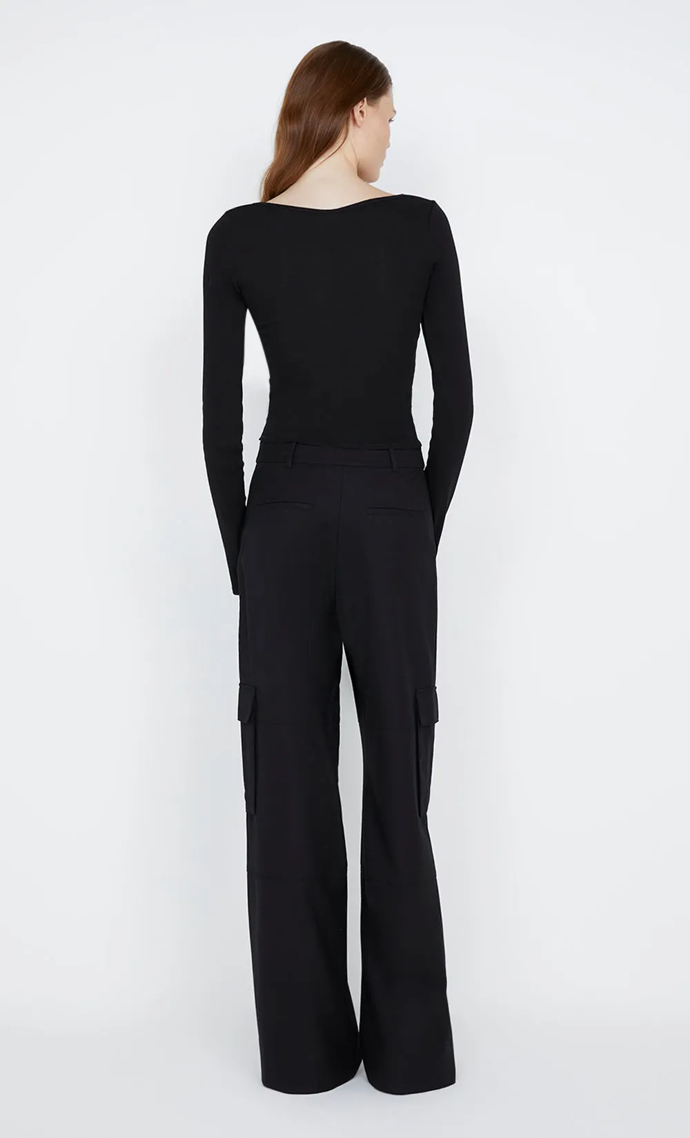 B+B LONG SLEEVE TOP - BLACK sold by bec + bridge product image thumbnail 2
