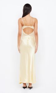 MARGOT V MAXI DRESS - BUTTER YELLOW sold by bec + bridge