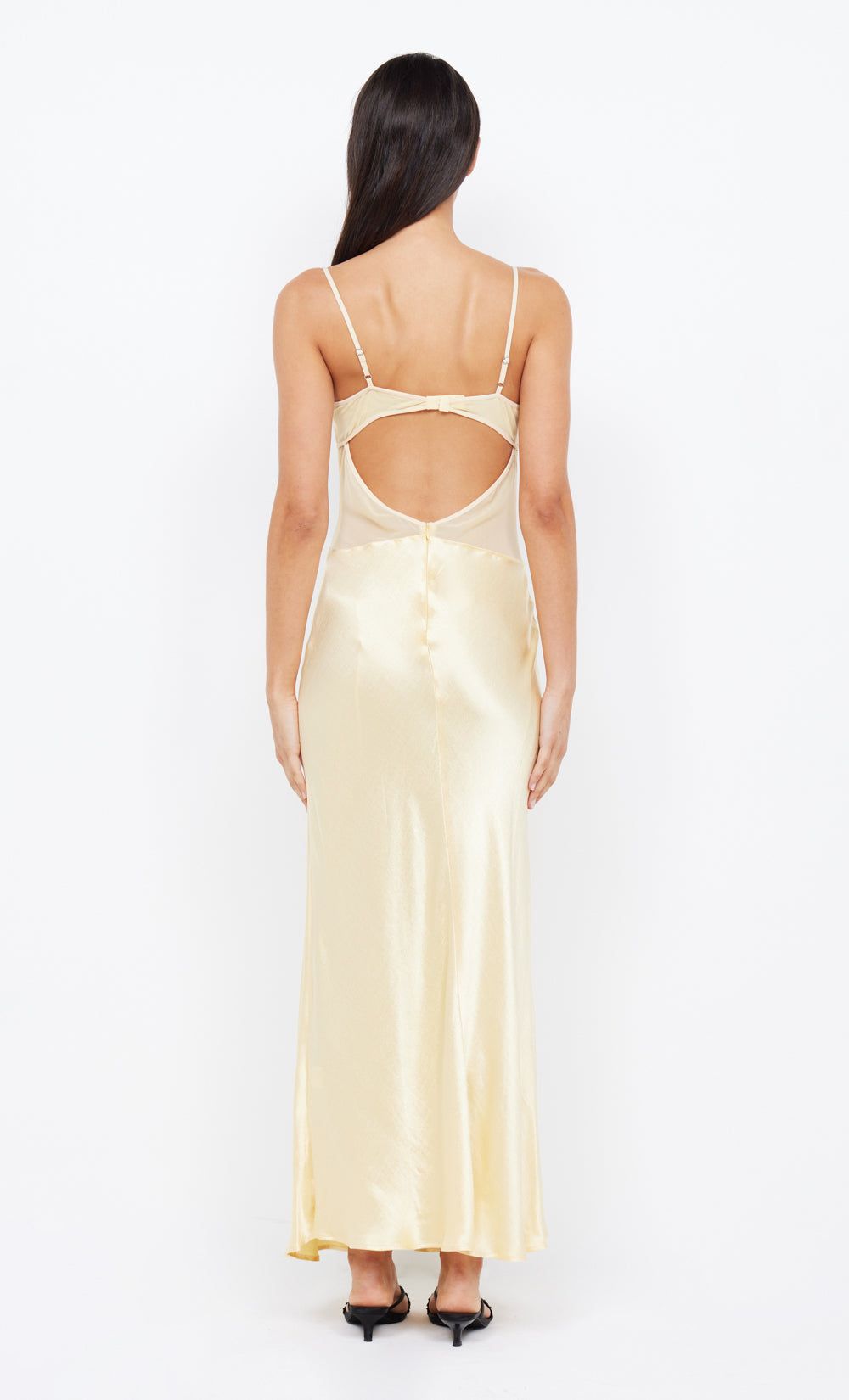 MARGOT V MAXI DRESS - BUTTER YELLOW sold by bec + bridge product image thumbnail 4