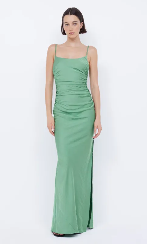 EMILIA SCOOP NECK DRESS - GREEN APPLE sold by bec + bridge