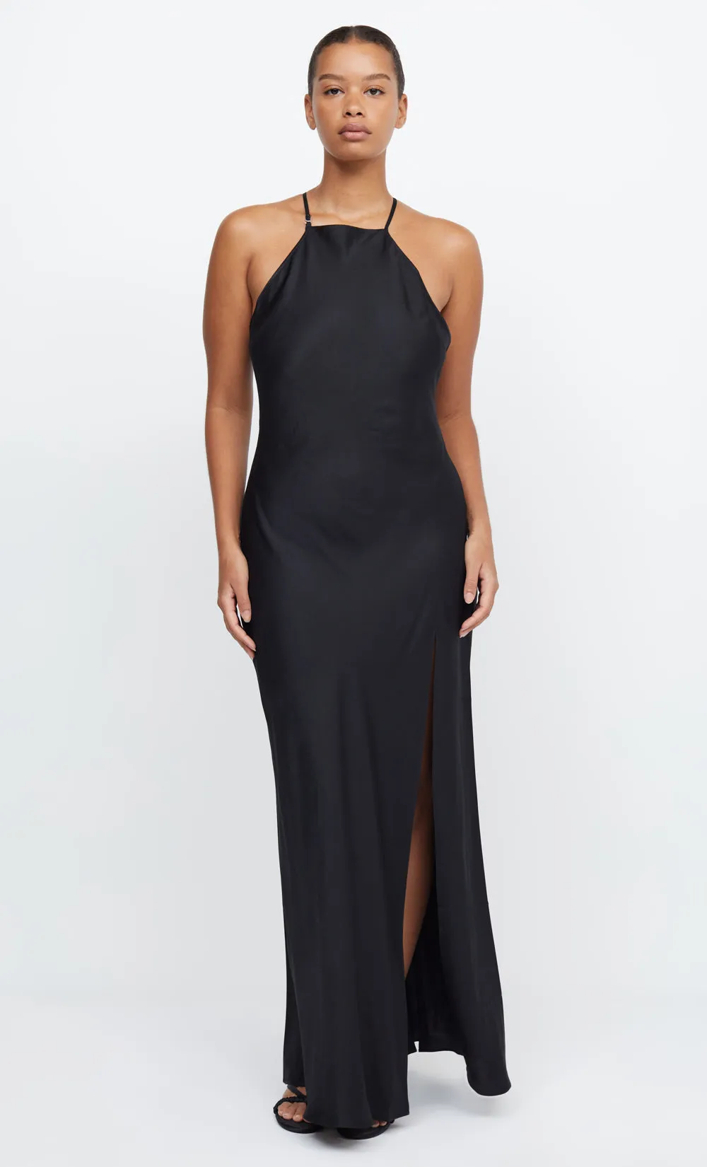 ADORE HALTER MAXI DRESS - BLACK sold by bec + bridge