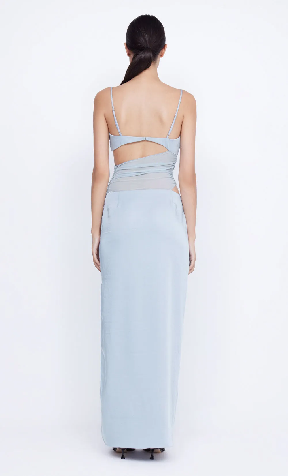 MARI LOU ASYM MAXI DRESS - DOVE BLUE sold by bec + bridge product image thumbnail 2