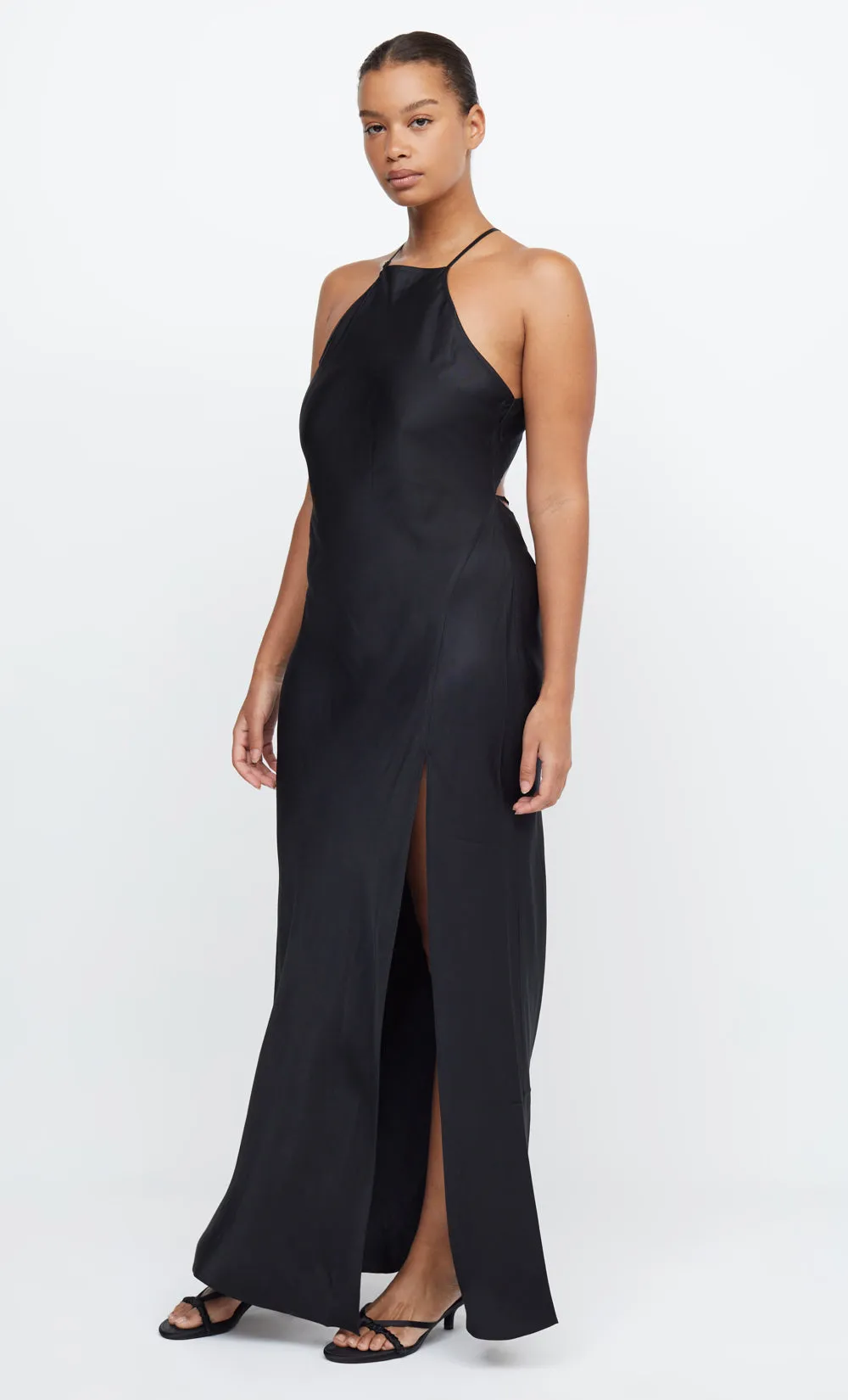 ADORE HALTER MAXI DRESS - BLACK sold by bec + bridge product image thumbnail 4