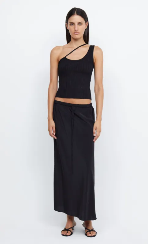 ANASTASIA ASYM TOP - BLACK sold by bec + bridge