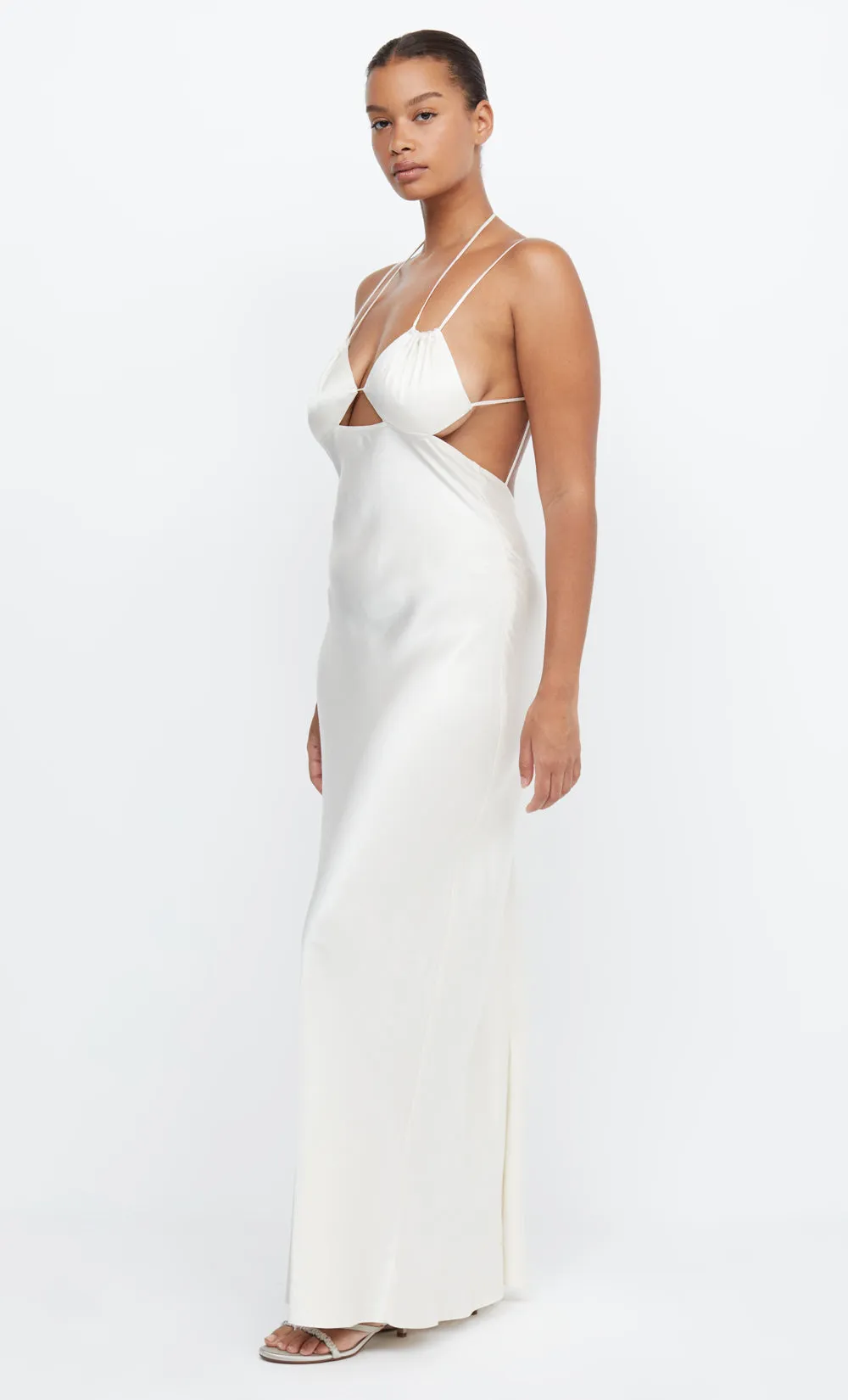 ADORE TIE MAXI DRESS - CREAM sold by bec + bridge product image thumbnail 4