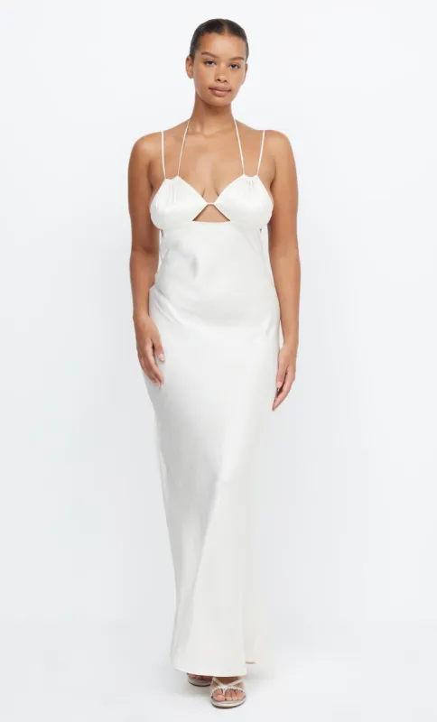 ADORE TIE MAXI DRESS - CREAM sold by bec + bridge