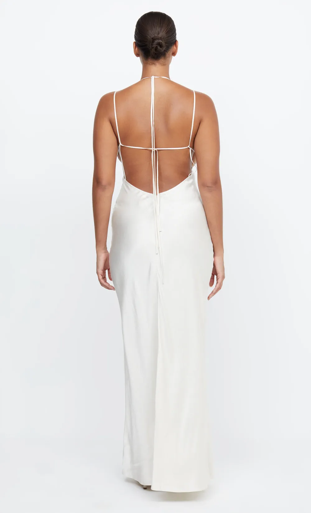 ADORE TIE MAXI DRESS - CREAM sold by bec + bridge product image thumbnail 3