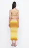 AMARA STRAPPY SKIRT - GOLDEN OMBRE sold by bec + bridge