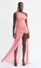 KAILANI ASYM DRESS - GRAPEFRUIT PINK sold by bec + bridge