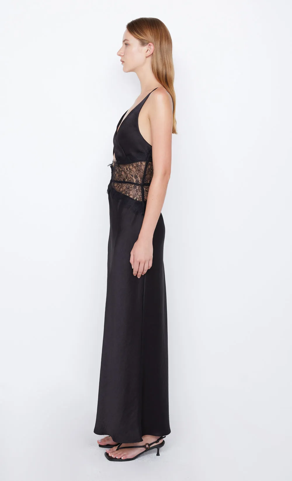 CAMILLE MAXI DRESS - BLACK/BLACK sold by bec + bridge product image thumbnail 4