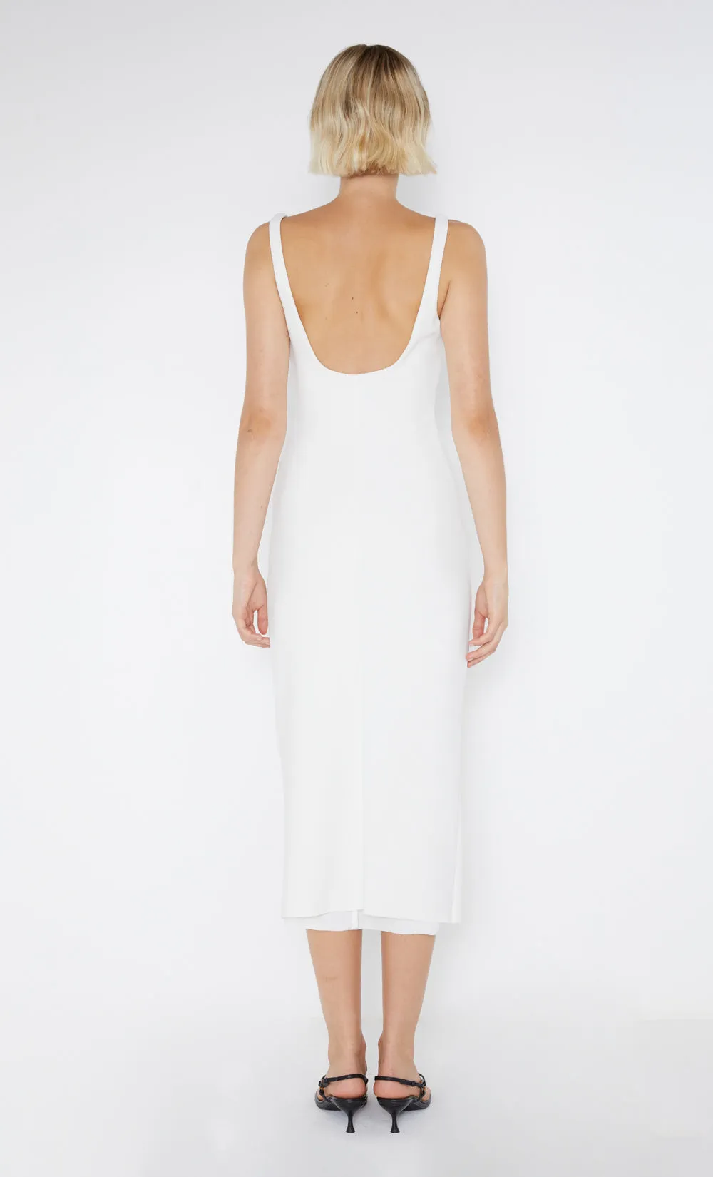 BE MINE SQUARE NECK DRESS - IVORY sold by bec + bridge product image thumbnail 3