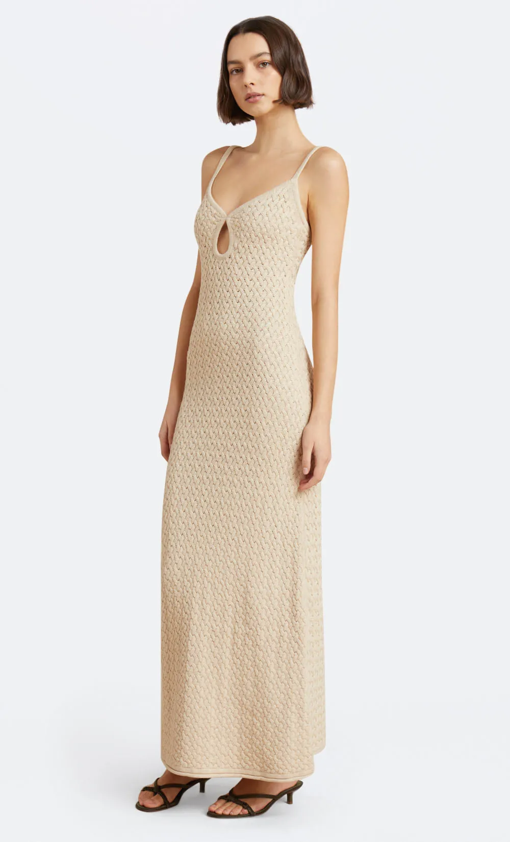 EFFIE KNIT KEY MAXI DRESS - SHELL sold by bec + bridge product image thumbnail 3