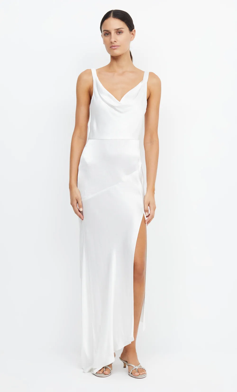 MOON DANCE COWL DRESS - IVORY sold by bec + bridge product image thumbnail 2