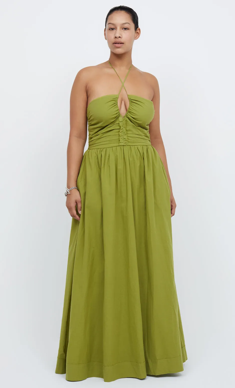 ELLIE MAXI DRESS - FERN GREEN sold by bec + bridge product image thumbnail 2