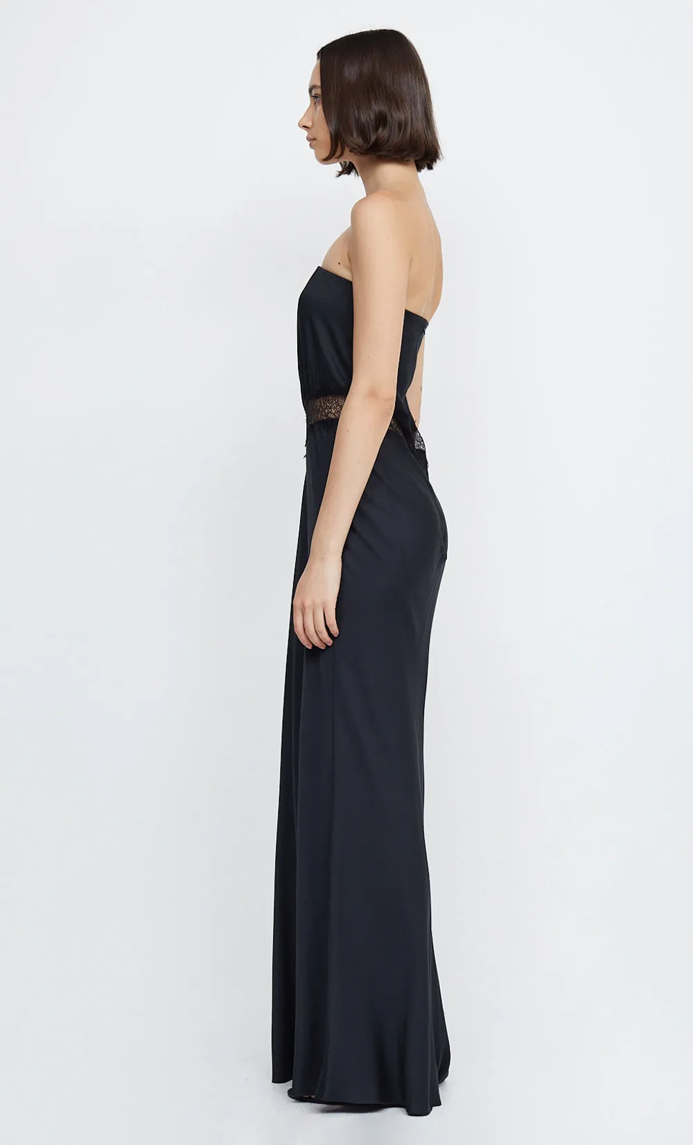SPENCER LACE STRAPLESS MAXI - BLACK/BLACK sold by bec + bridge product image thumbnail 4