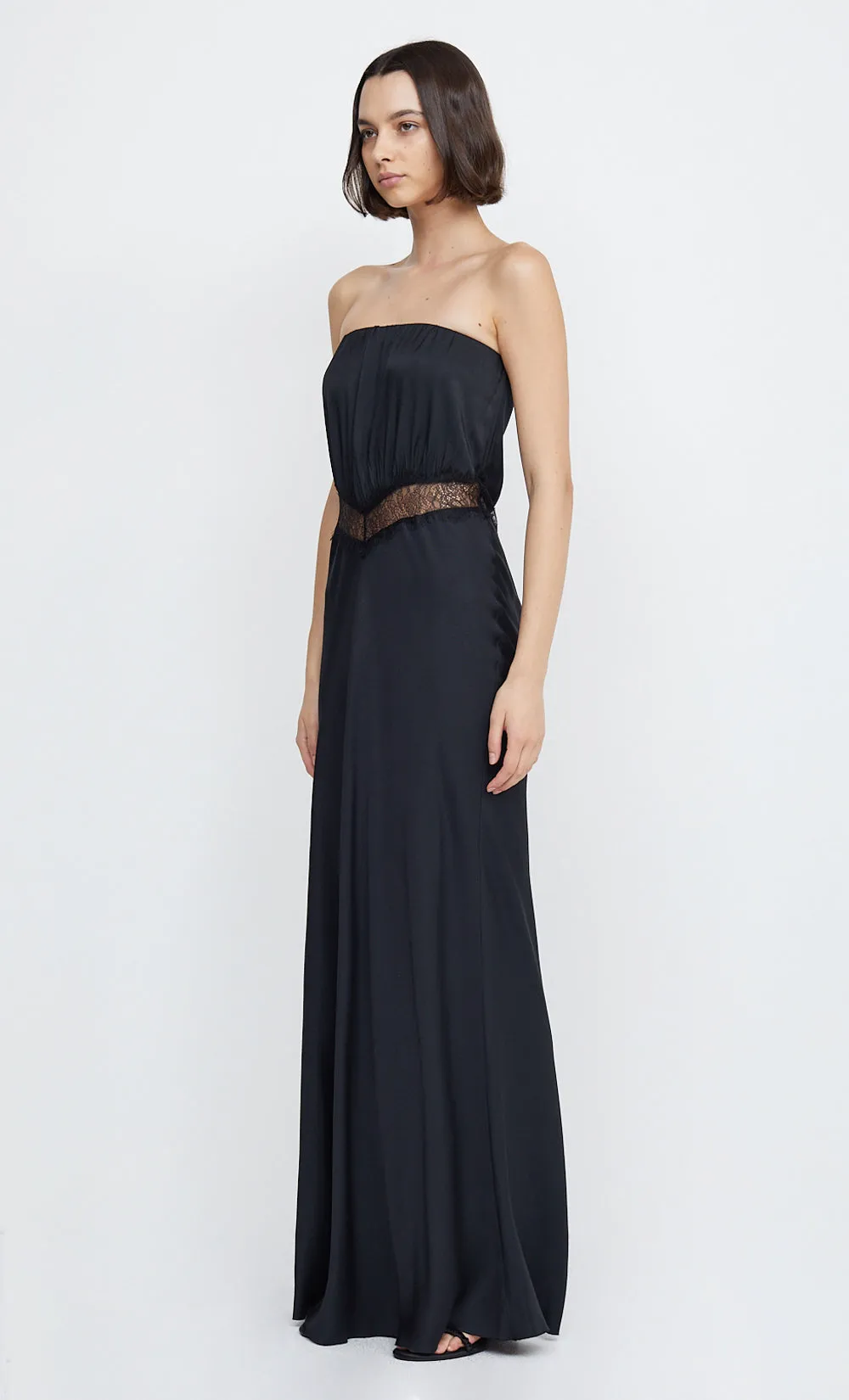 SPENCER LACE STRAPLESS MAXI - BLACK/BLACK sold by bec + bridge product image thumbnail 3