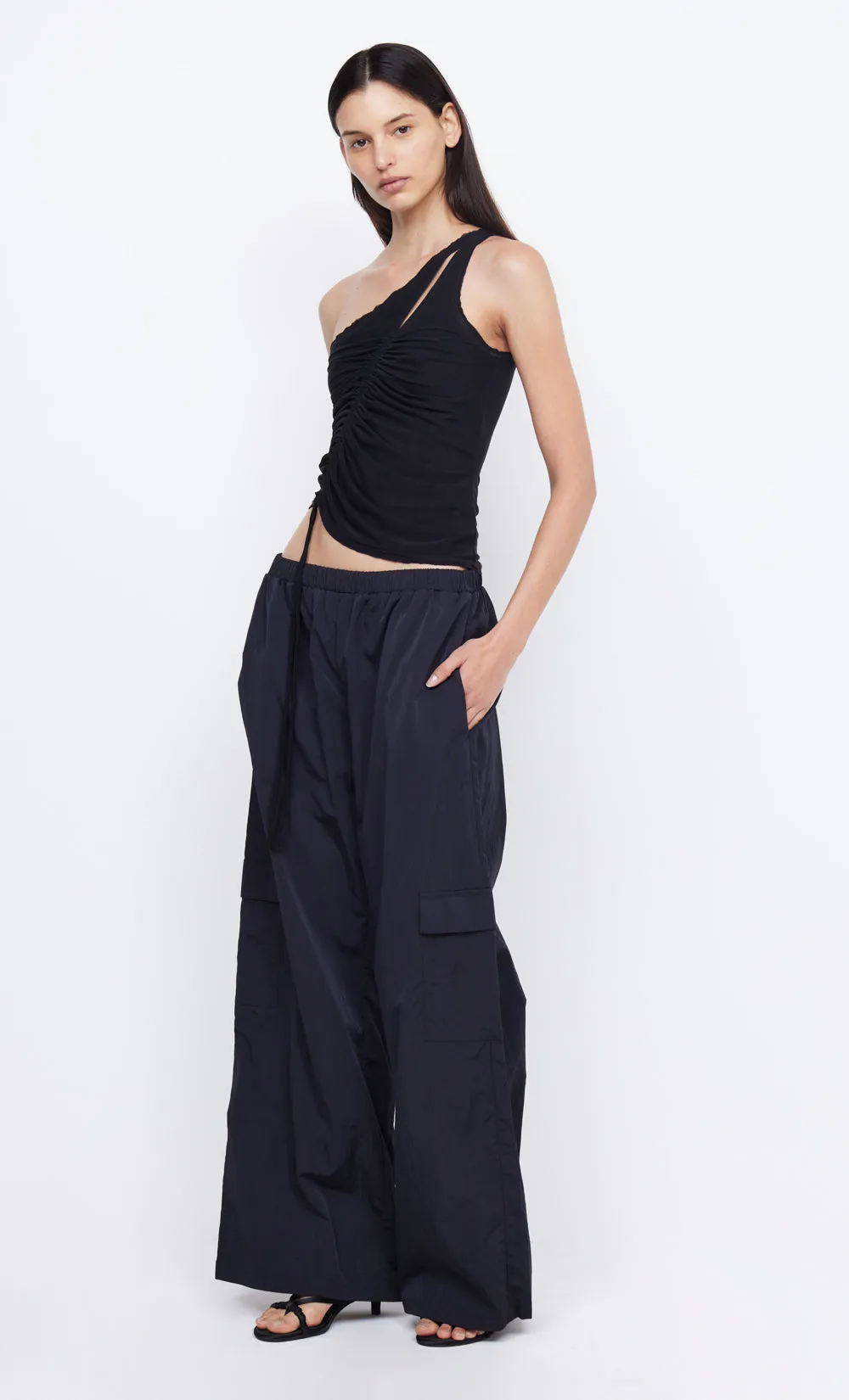 NOLA ASYMMETRIC TOP - BLACK sold by bec + bridge product image thumbnail 3
