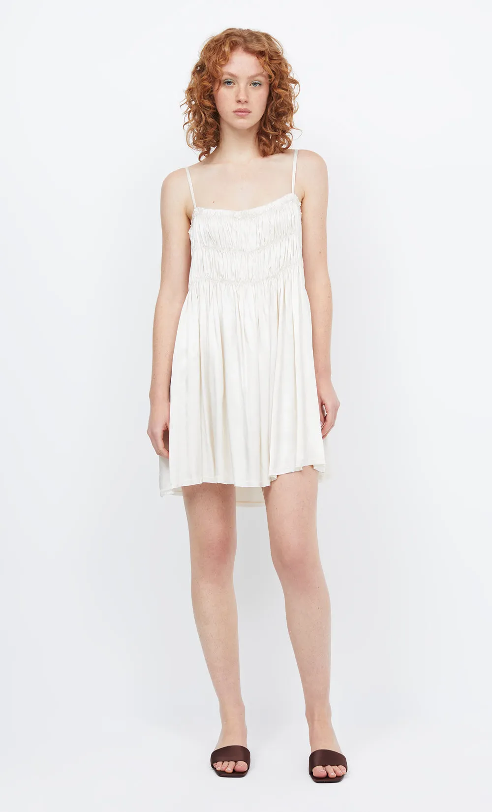DALI MINI SHIFT DRESS - IVORY sold by bec + bridge product image thumbnail 2