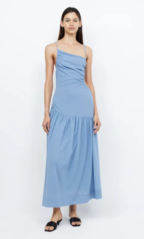 CALYPSO ASYM MAXI DRESS - MERIDIAN BLUE sold by bec + bridge