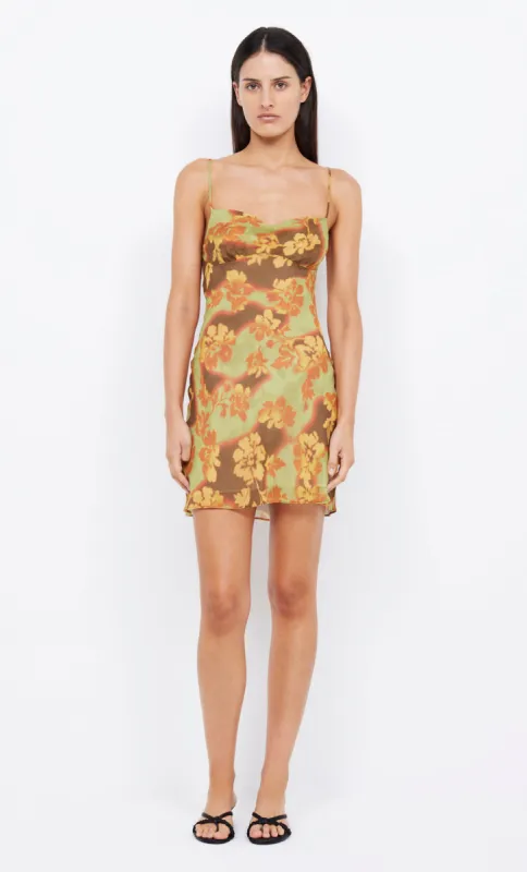 DREW MINI DRESS - HIBISCUS PATCH sold by bec + bridge