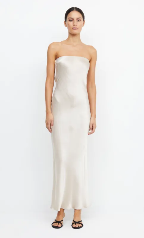 MOON DANCE STRAPLESS DRESS - SAND sold by bec + bridge