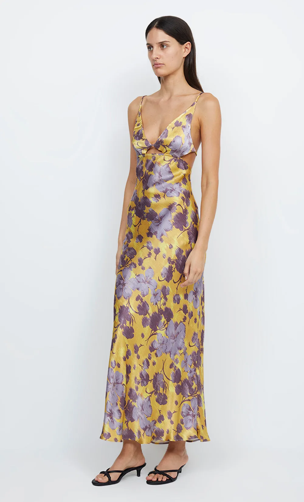 INDI STRAPPY MAXI DRESS - GOLDEN VIOLET sold by bec + bridge product image thumbnail 3