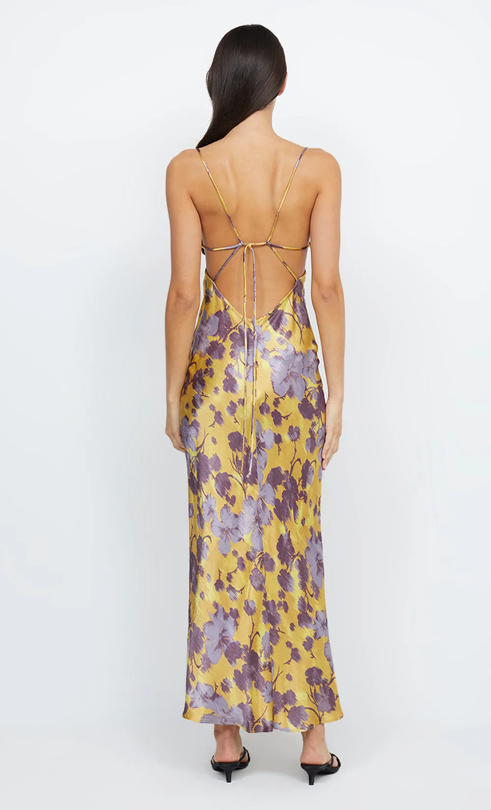 INDI STRAPPY MAXI DRESS - GOLDEN VIOLET sold by bec + bridge product image thumbnail 2