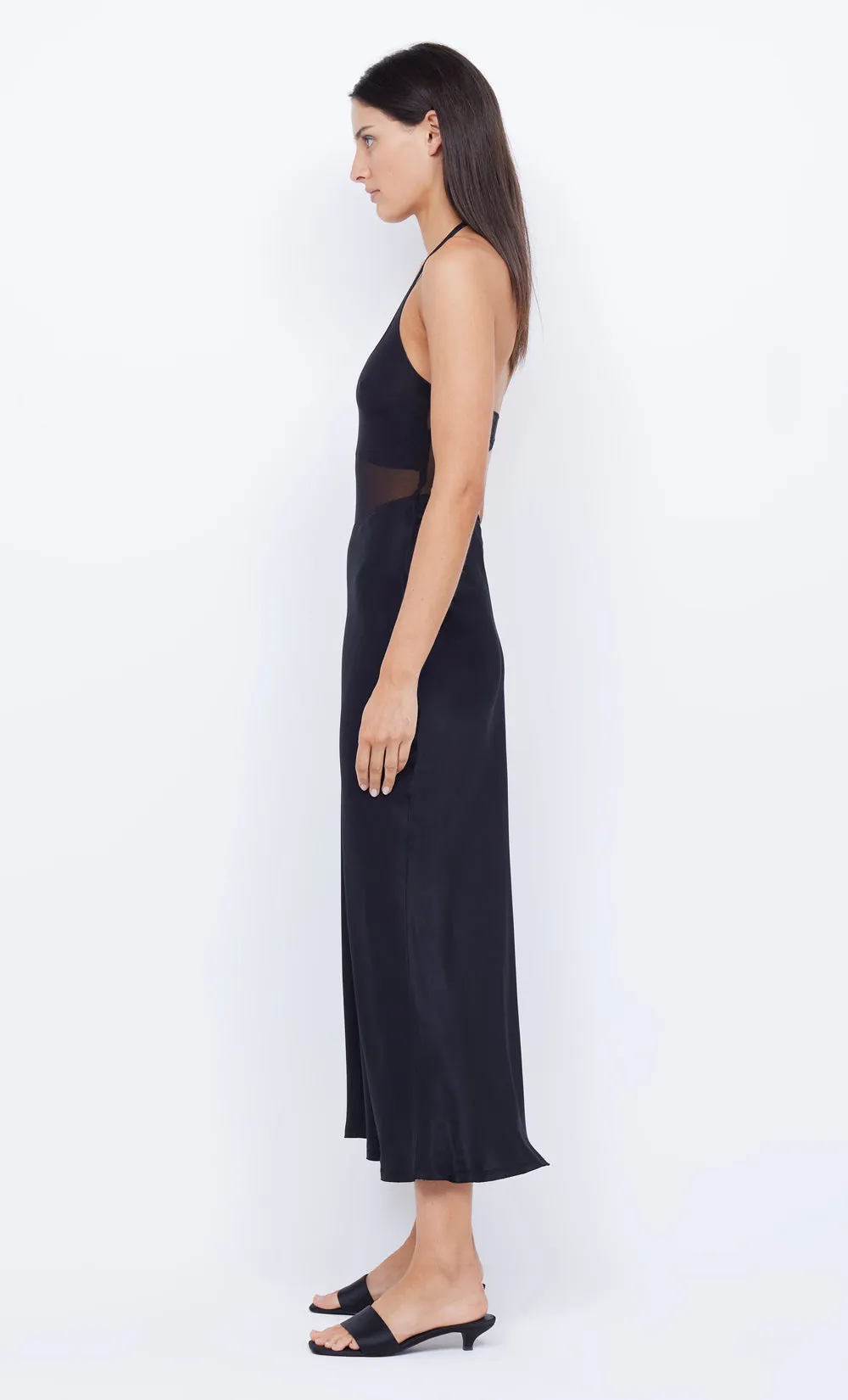 MARINA ASYM MAXI DRESS - BLACK sold by bec + bridge product image thumbnail 4
