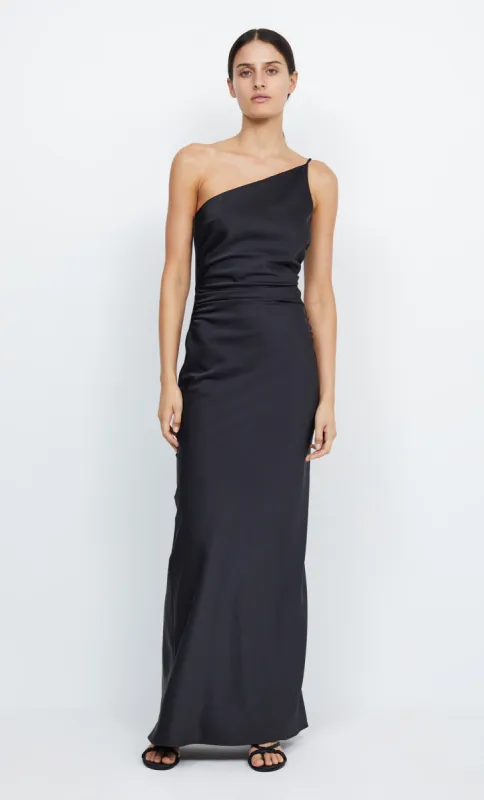 ETERNITY ASYM MAXI DRESS - BLACK sold by bec + bridge