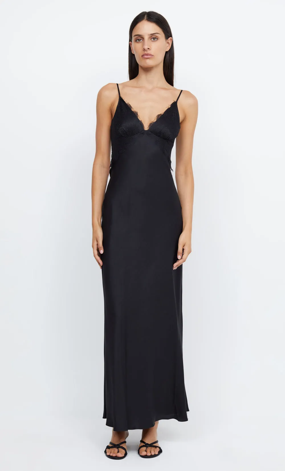 EMERY LACE MAXI DRESS - BLACK/BLACK sold by bec + bridge product image thumbnail 2