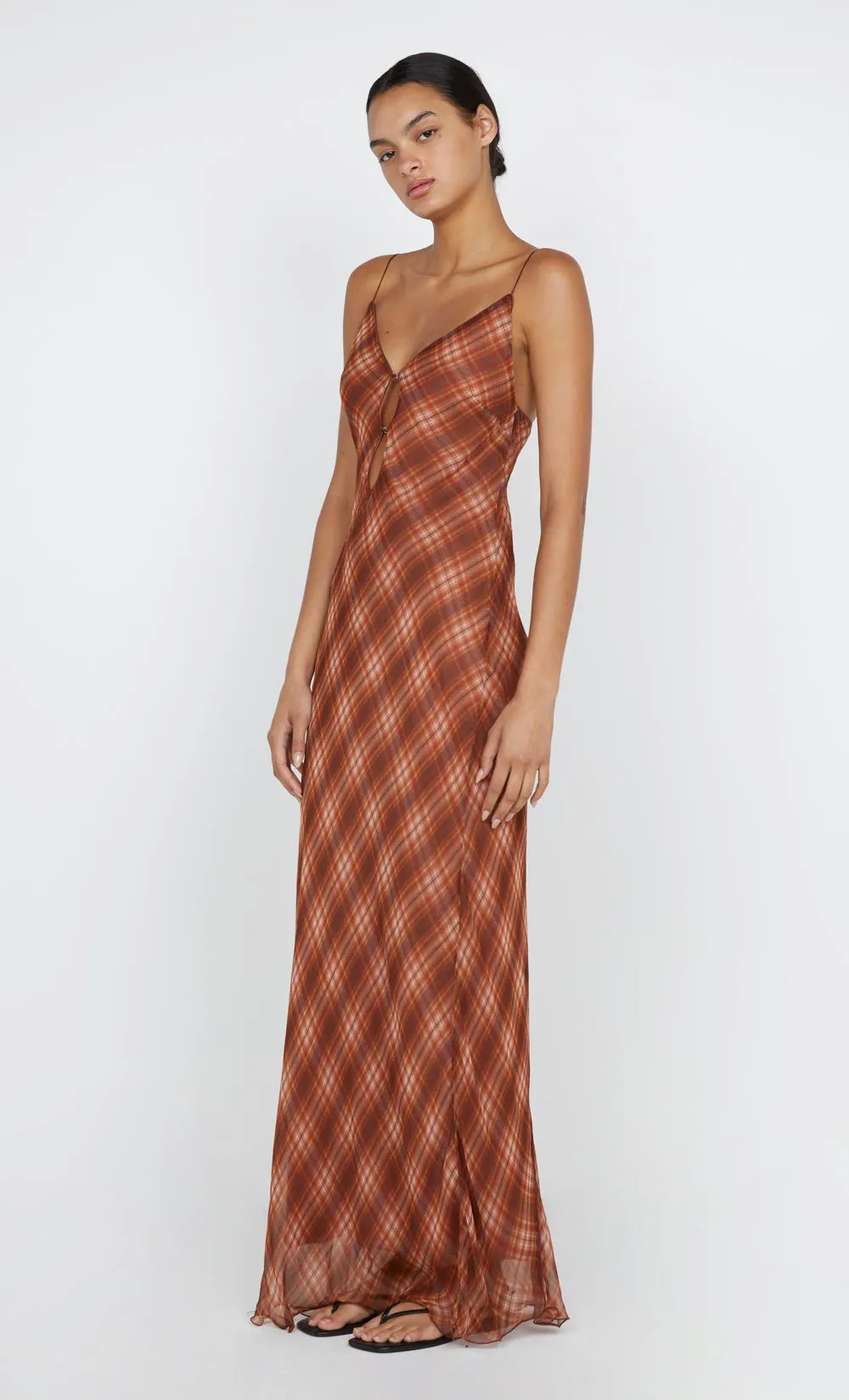 DEVI MAXI DRESS - DESERT CHECK sold by bec + bridge product image thumbnail 2