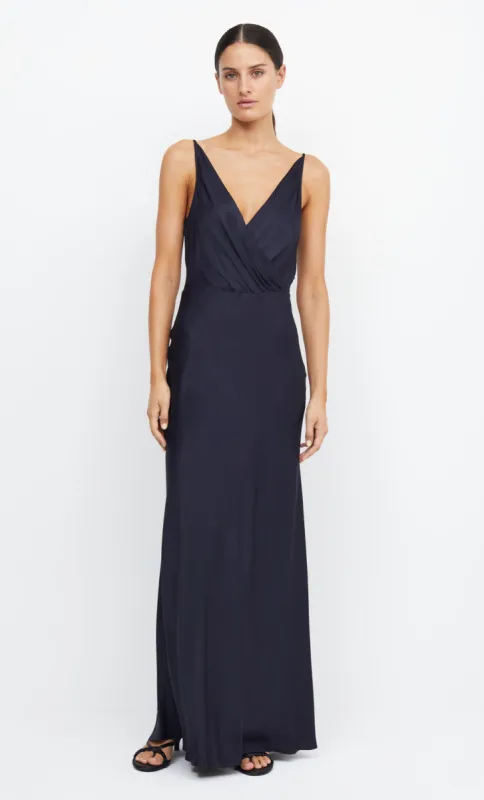 ADORE V MAXI DRESS - INK sold by bec + bridge