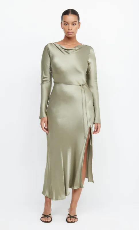 MOON DANCE LONG SLEEVE MAXI DRESS - SAGE sold by bec + bridge