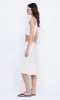 KAIA BIAS MIDI SKIRT - IVORY sold by bec + bridge