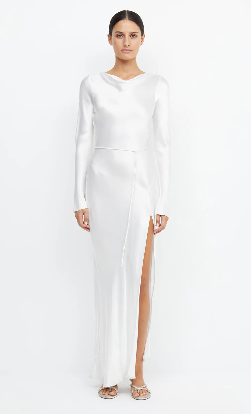 MOON DANCE LONG SLEEVE MAXI DRESS - IVORY sold by bec + bridge product image thumbnail 2