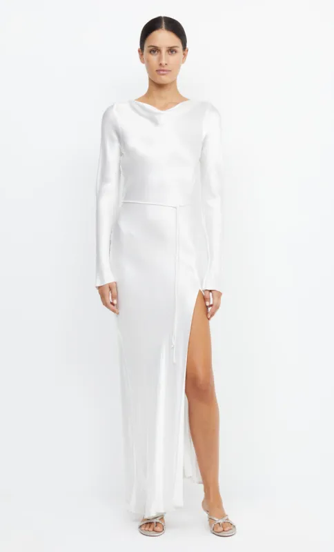 MOON DANCE LONG SLEEVE MAXI DRESS - IVORY sold by bec + bridge