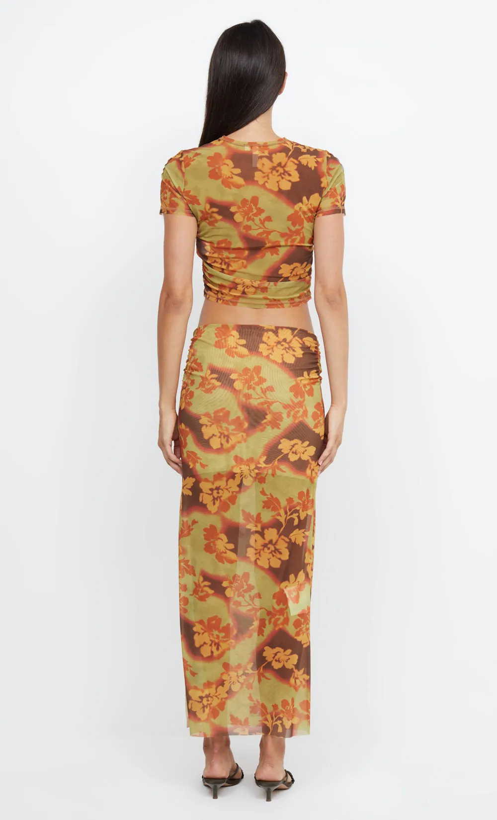 JULIEN MAXI SKIRT - HIBISCUS PATCH sold by bec + bridge product image thumbnail 5