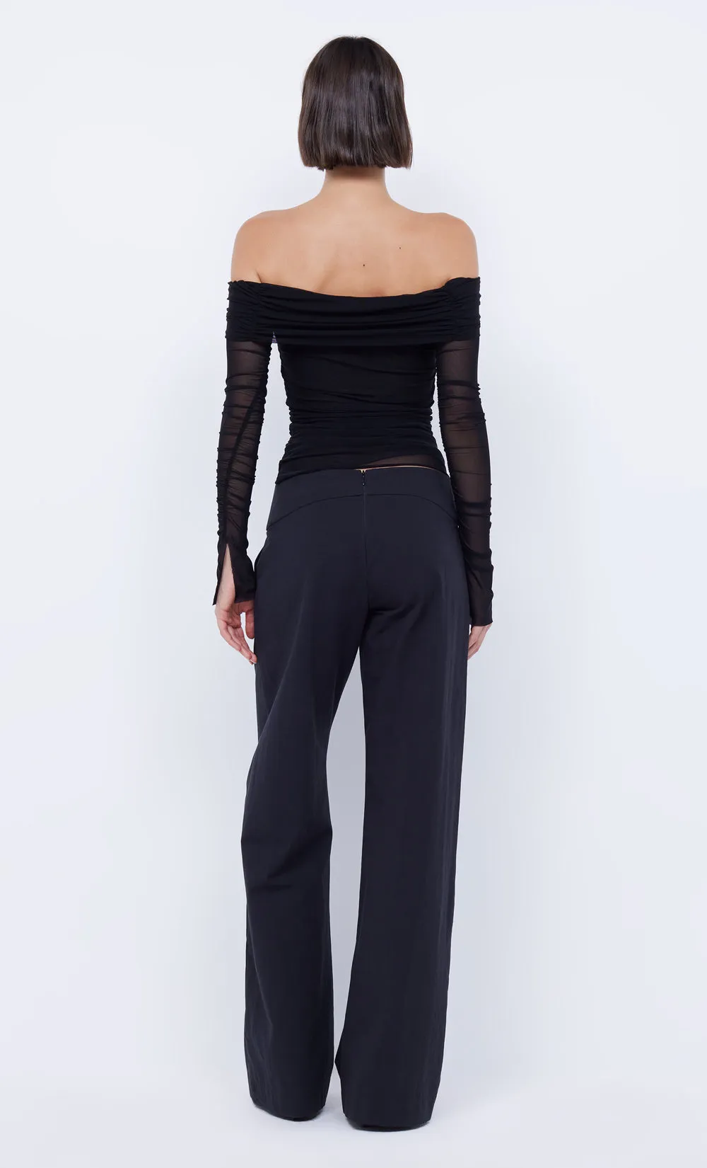 SASHAY LONG SLEEVE TOP - BLACK sold by bec + bridge product image thumbnail 2