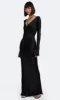 MALYKA LONG SLEEVE MAXI DRESS - BLACK sold by bec + bridge