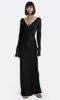 MALYKA LONG SLEEVE MAXI DRESS - BLACK sold by bec + bridge