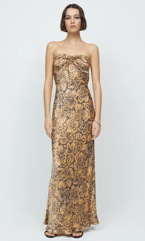 SAMARA PRINT STRAPLESS MAXI - SAMARA FLORAL sold by bec + bridge