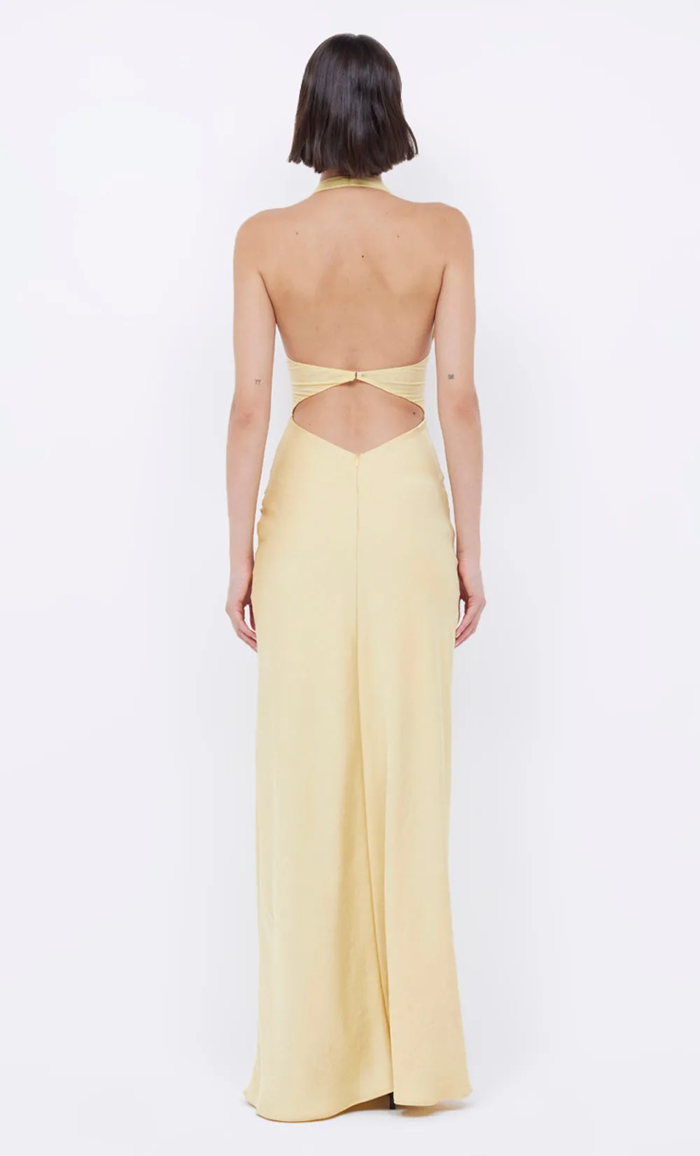 SOLARE HALTER DRESS - CITRUS | Parallel