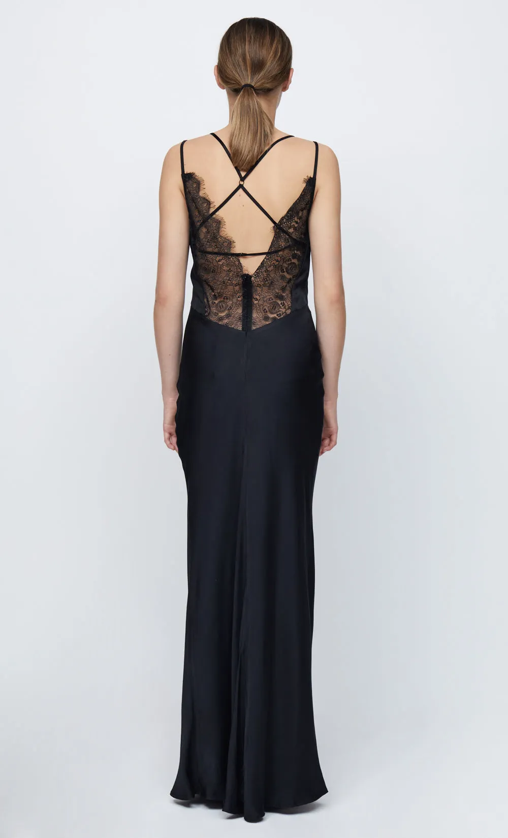 LUCILLE LACE MAXI DRESS - BLACK sold by bec + bridge product image thumbnail 2
