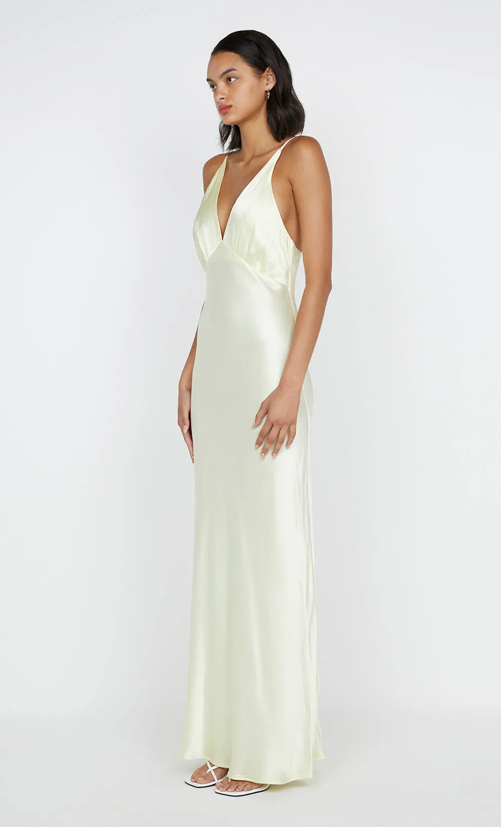 MOON DANCE V MAXI DRESS - ICE YELLOW sold by bec + bridge product image thumbnail 3