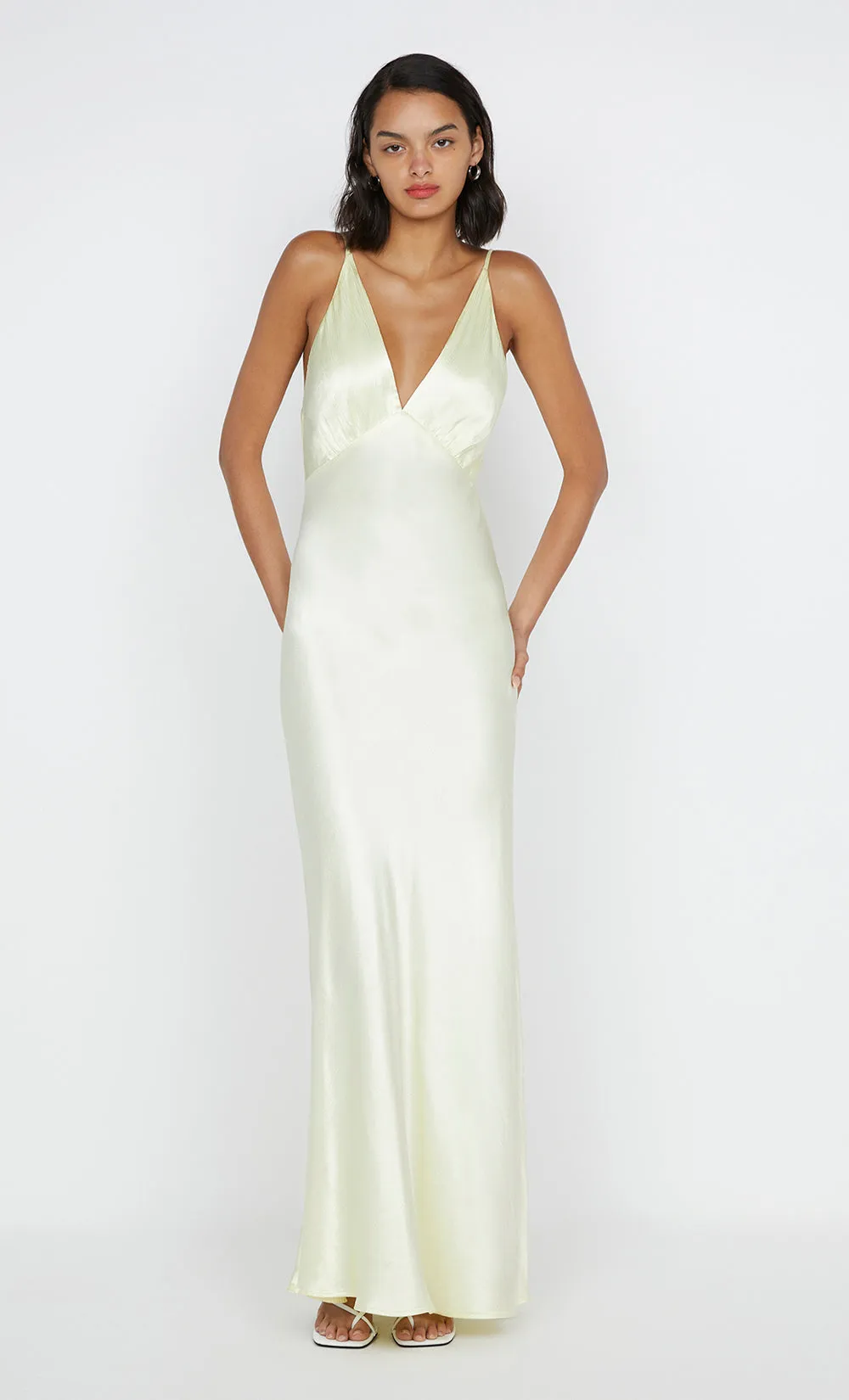 MOON DANCE V MAXI DRESS - ICE YELLOW sold by bec + bridge product image thumbnail 5