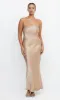 MOON DANCE STRAPLESS DRESS - GOLDEN sold by bec + bridge