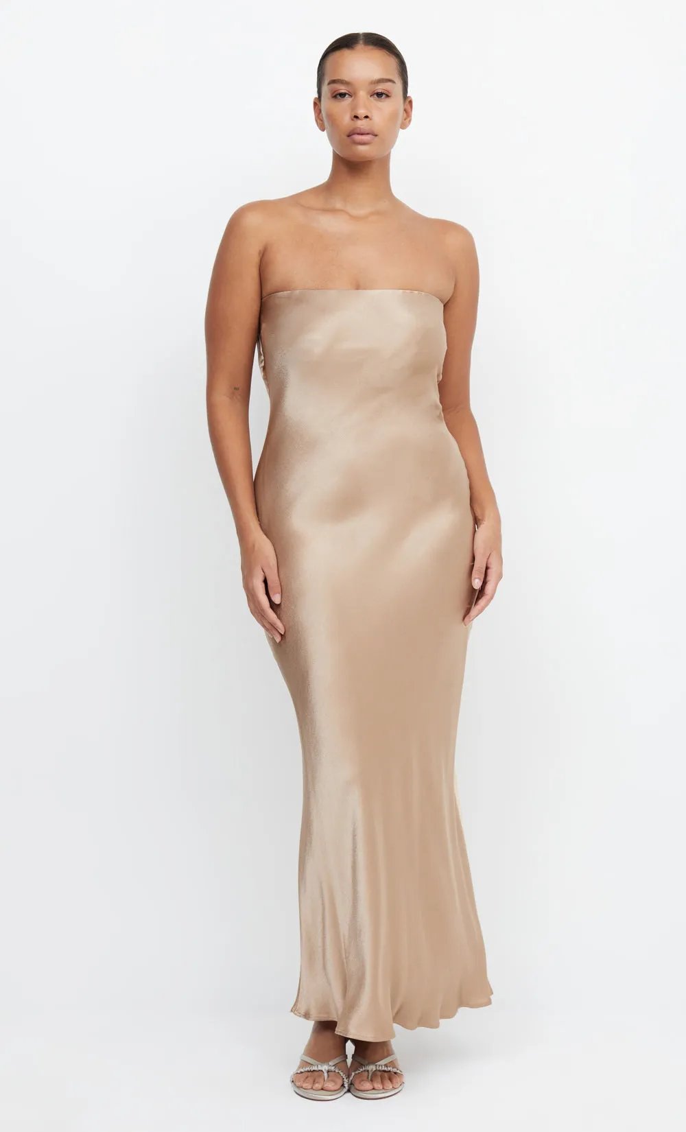 MOON DANCE STRAPLESS DRESS - GOLDEN sold by bec + bridge product image thumbnail 2