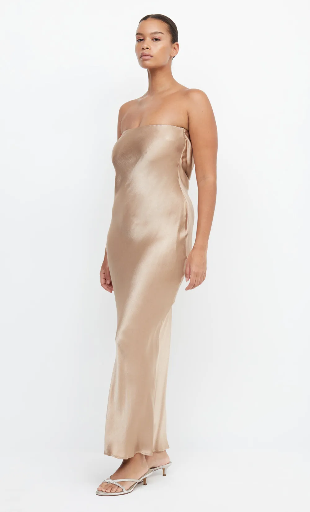 MOON DANCE STRAPLESS DRESS - GOLDEN sold by bec + bridge product image thumbnail 4